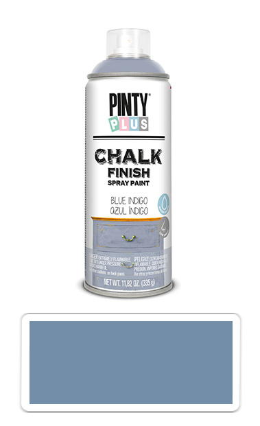 PINTYPLUS CHALK - křídová barva ve spreji na různé povrchy 400 ml Modrá indigo CK795 PINTYPLUS