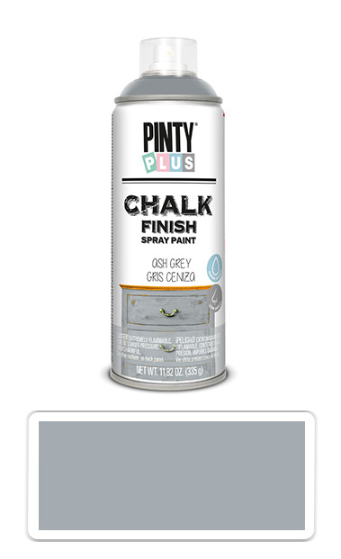 PINTYPLUS CHALK - křídová barva ve spreji na různé povrchy 400 ml Popelavě šedá CK798 PINTYPLUS